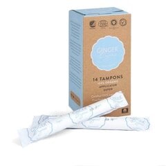 Tamponi Ginger Organic, 14 gab. cena un informācija | Tamponi, higiēniskās paketes, ieliktnīši | 220.lv