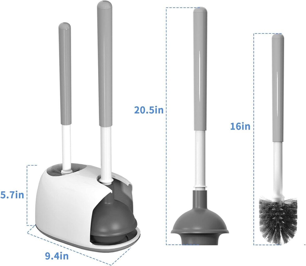 WC birstes un virzuļa komplekts cena un informācija | Vannas istabas aksesuāri | 220.lv