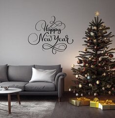 Виниловая наклейка "С Новым Годом" для гостиной и кухни цена и информация | Декоративные наклейки | 220.lv