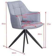 Кресло стул Podrez REX, коричневый цена и информация | Стулья для кухни и столовой | 220.lv