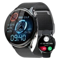 Deal vīriešu pulkstenis, melns cena un informācija | Viedpulksteņi (smartwatch) | 220.lv