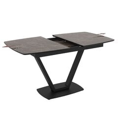Раскладной обеденный стол Podrez NIKA 125, irony mat цена и информация | Кухонные и обеденные столы | 220.lv
