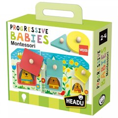 Puzle mazuļiem Headu Montessori 53641 cena un informācija | Attīstošās rotaļlietas | 220.lv