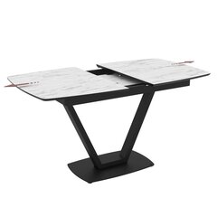 Раскладной обеденный стол Podrez NIKA 125, marmo mat цена и информация | Кухонные и обеденные столы | 220.lv