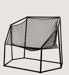 Маленький стул Nuuk королевского размера, 166x110h132 cm, черный цена и информация | Кресла в гостиную | 220.lv