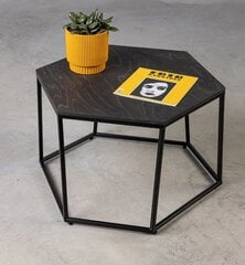Lielais Nuuk galdiņš, 73x64xh 44cm, melns cena un informācija | Dārza galdi | 220.lv