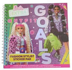 Modes uzlīmju grāmata Barbie Fashion Sticker Book 99-0105 cena un informācija | Attīstošās rotaļlietas | 220.lv