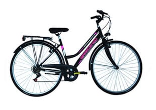 Pilsētas velosipēds Frejus Storm 28", melns/rozā cena un informācija | Velosipēdi | 220.lv