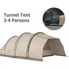 Tunelveida telts kempingam cena un informācija | Teltis | 220.lv