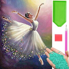 Набор алмазной мозаики, балерина VT18266 30х30см цена и информация | Алмазная мозаика | 220.lv
