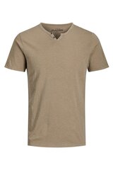Jack&Jones t-krekls vīriešiem Jones 12164972Crockery-M, bēšs cena un informācija | Vīriešu T-krekli | 220.lv