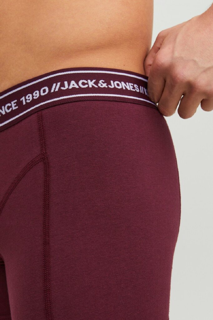 Jack&Jones bokseršorti vīriešiem Jones, dažādu krāsu, 3 gab. cena un informācija | Vīriešu apakšbikses | 220.lv