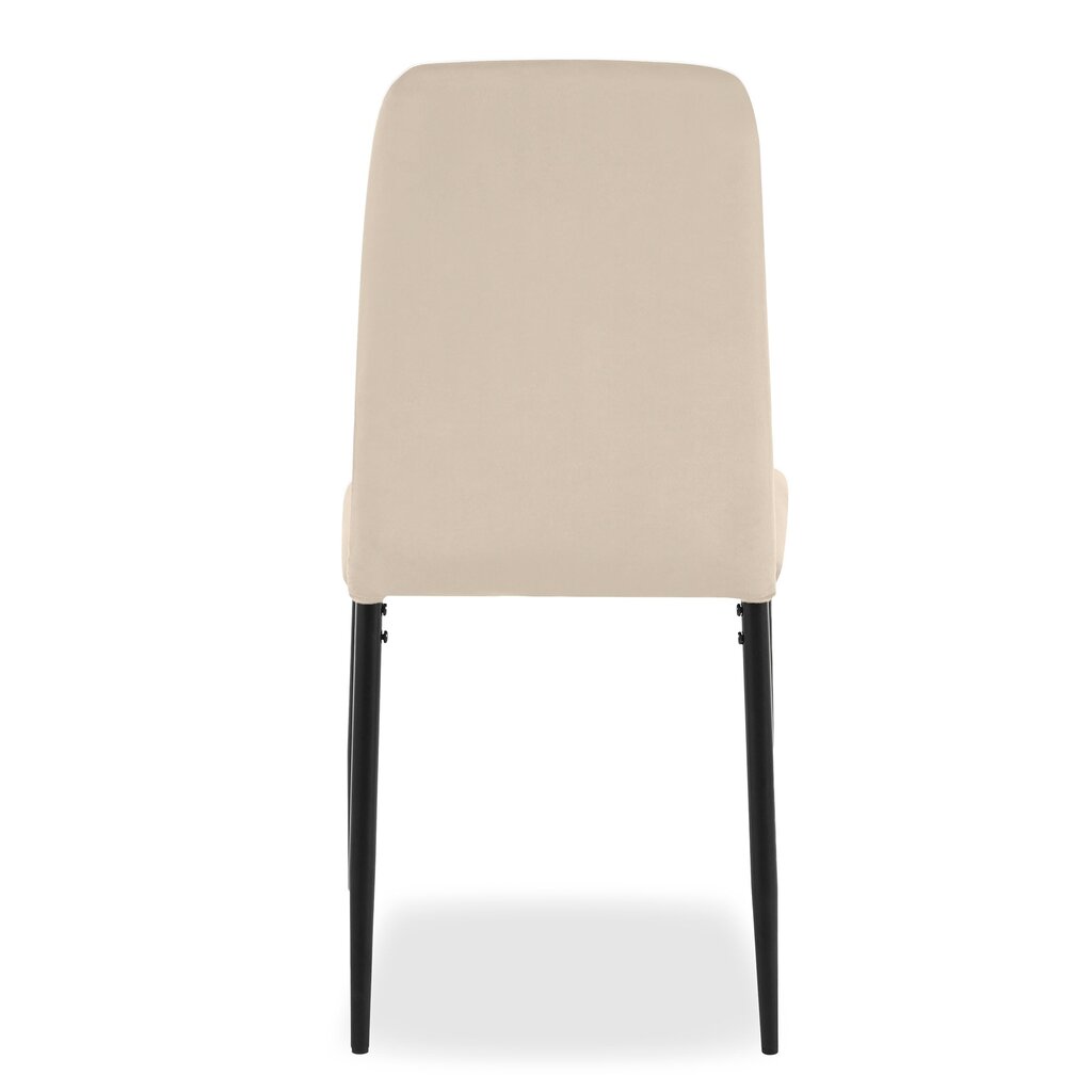 mīkstināts samta krēsls - maverik, bēšs cena un informācija | Biroja krēsli | 220.lv