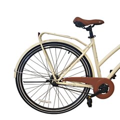 Городской велосипед Bisan 28 Serenity (PR10010419) бежевый/серебристый (19) цена и информация | Велосипеды | 220.lv