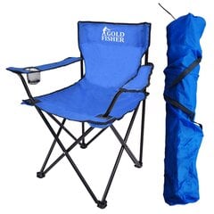 Saliekamais tūristu krēsls, Hugo, zils cena un informācija | Tūrisma mēbeles | 220.lv