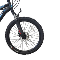 Подростковый велосипед Bisan 24 MTS4600 MD (PR10010447) черный/синий цена и информация | Велосипеды | 220.lv