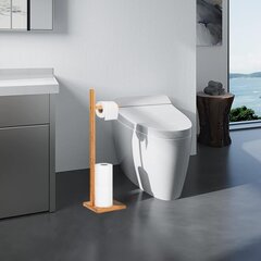 держатель для щетки для туалетной бумаги из натурального бамбука цена и информация | Аксессуары для ванной комнаты | 220.lv