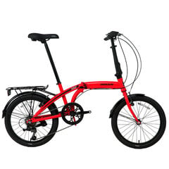 Складной велосипед Bisan 20 Twin S (PR10010405) красный цена и информация | Велосипеды | 220.lv