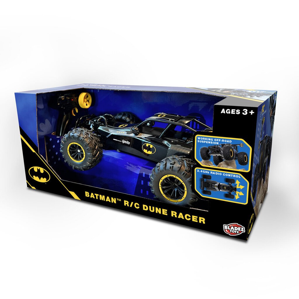 Radiovadāma mašīna Bladez Batman Dune Racer RC BTDC-RC8, melna cena un informācija | Rotaļlietas zēniem | 220.lv