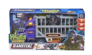 Kravas automašīna ar Gorillu Teamsterz 1417464 cena un informācija | Rotaļlietas zēniem | 220.lv