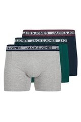 Jack&Jones bokseršorti vīriešiem, dažādas krāsas, 3 gab. цена и информация | Мужские трусы | 220.lv