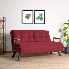 2 vietų sofa-lova Sando 2-Seater - Maroon цена и информация | Диваны | 220.lv