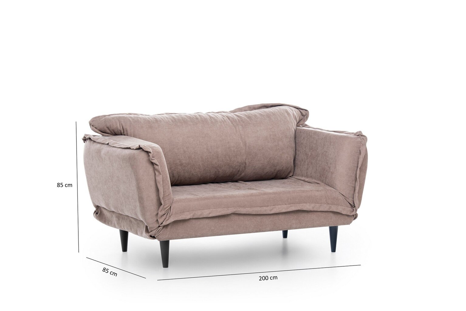 Dīvāngulta Atelier Del Sofa Vino Daybed, rozā cena un informācija | Dīvāni | 220.lv