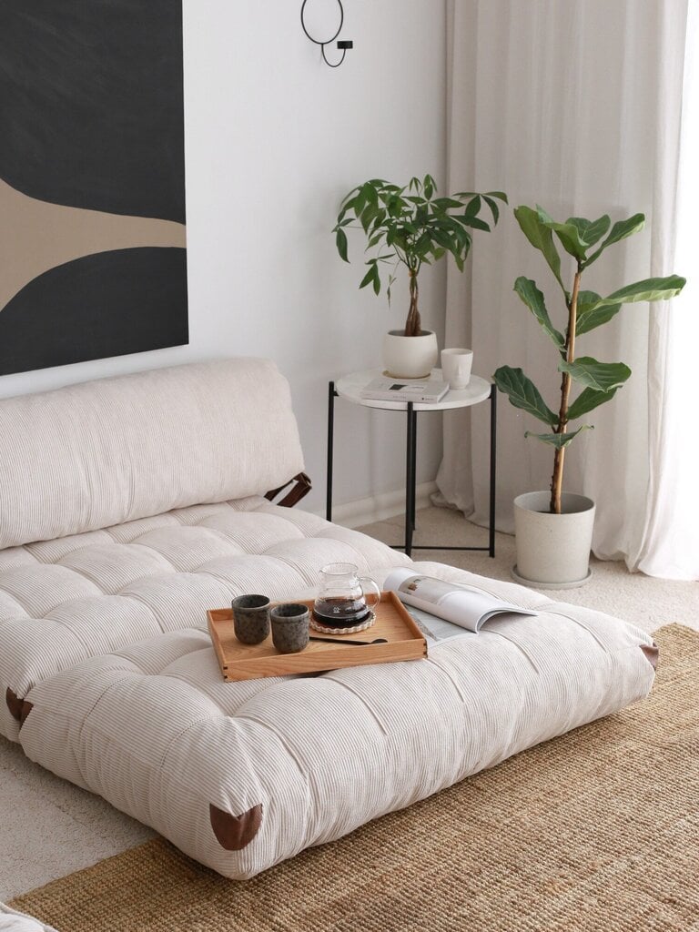 Dīvāngulta Atelier Del Sofa Fold, balta cena un informācija | Dīvāni | 220.lv