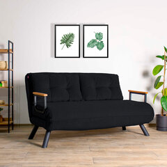Dīvāns Sando, melns cena un informācija | Dīvāni | 220.lv