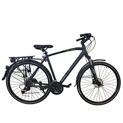 Туристический велосипед Bisan 28 TRX8500 (PR10010436) серый/желтый (22) цена и информация | Велосипеды | 220.lv