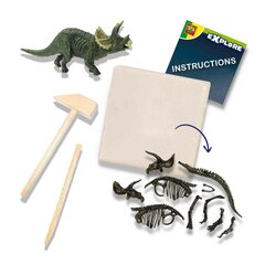 Bērnu arheoloģijas komplekts SES Creative Triceratops 25093 50935 cena un informācija | Rotaļlietas zēniem | 220.lv