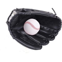 Перчатка бейсбольная Sportera, черная цена и информация | Бейсбол | 220.lv