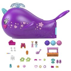 Zemūdene Mattel Polly Pocket Narwhal HKV71 cena un informācija | Rotaļlietas meitenēm | 220.lv