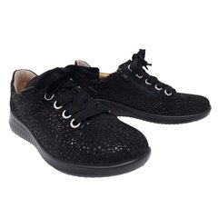 Широкая повседневная обувь - кроссовки для женщин Jomos, чёрные цена и информация | Спортивная обувь, кроссовки для женщин | 220.lv