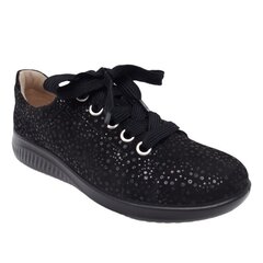Широкая повседневная обувь - кроссовки для женщин Jomos, чёрные цена и информация | Спортивная обувь, кроссовки для женщин | 220.lv