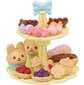 Komplekts Sylvanian Families Sweets Party 05742 cena un informācija | Rotaļlietas meitenēm | 220.lv