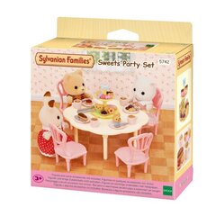 Komplekts Sylvanian Families Sweets Party 05742 cena un informācija | Rotaļlietas meitenēm | 220.lv