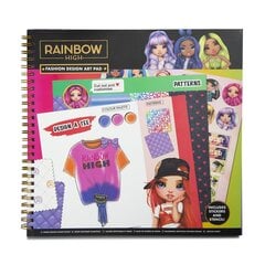Bērnu modes skiču komplekts Rainbow High Art Pad 31888 cena un informācija | Modelēšanas un zīmēšanas piederumi | 220.lv