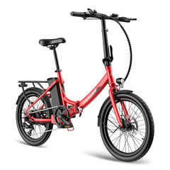 Elektriskais velosipēds Fafrees F20 Light, 20", sarkans, 250W, 14,5Ah cena un informācija | Elektrovelosipēdi | 220.lv
