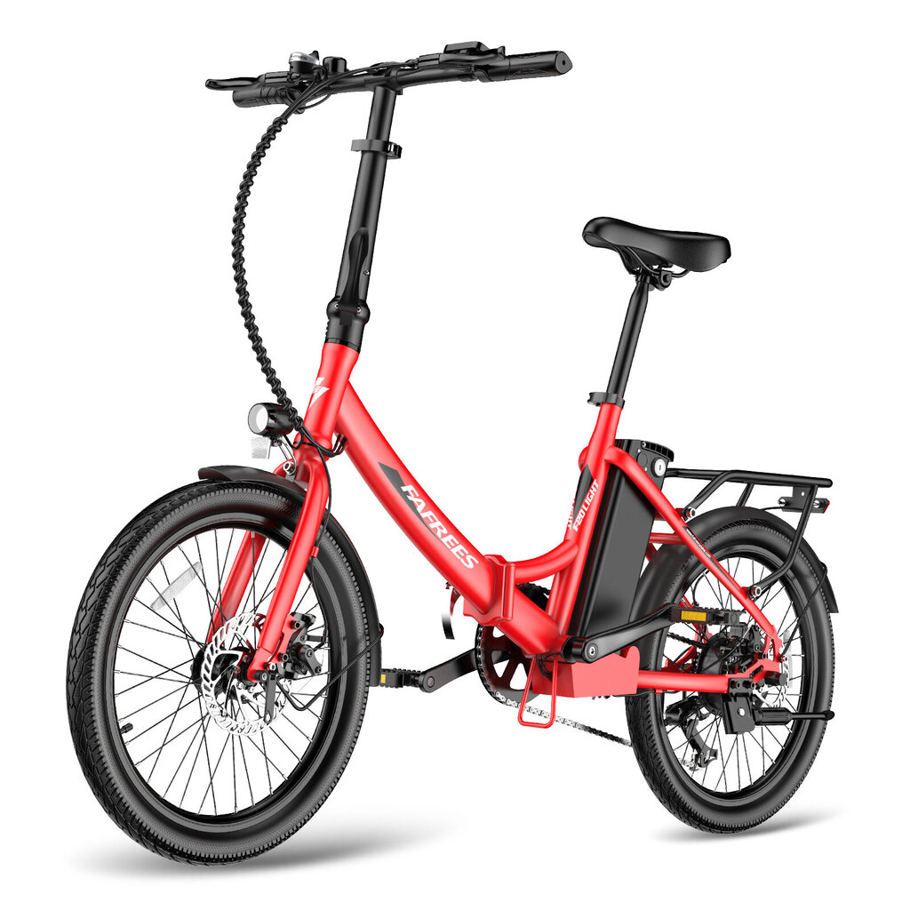 Elektriskais velosipēds Fafrees F20 Light, 20", sarkans, 250W, 14,5Ah cena un informācija | Elektrovelosipēdi | 220.lv