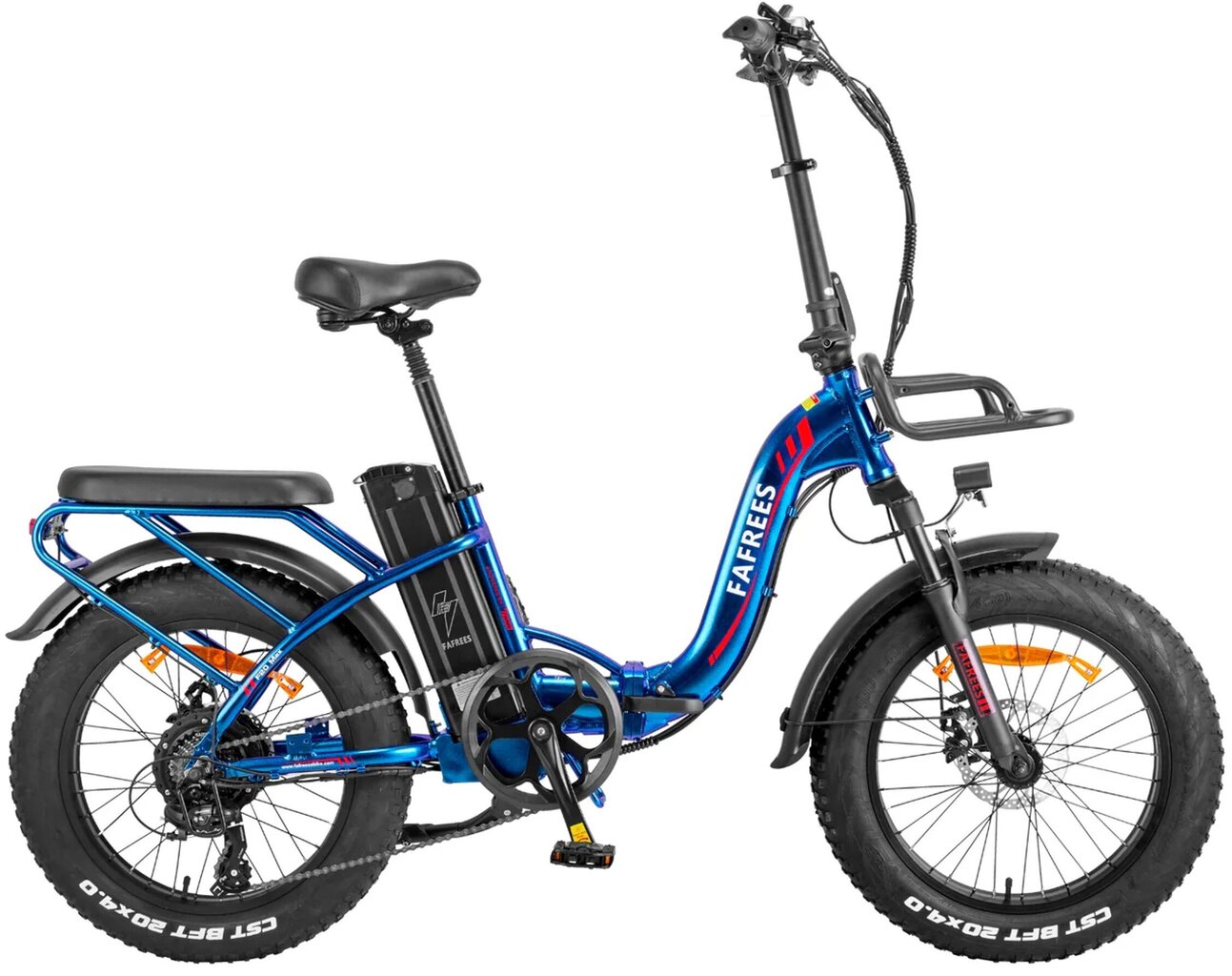 Elektriskais velosipēds Fafrees F20 Max, 20", zils, 500W, 22,5Ah cena un informācija | Elektrovelosipēdi | 220.lv