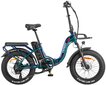 Elektriskais velosipēds Fafrees F20 Max, 20", zaļš, 500W, 22,5Ah цена и информация | Elektrovelosipēdi | 220.lv