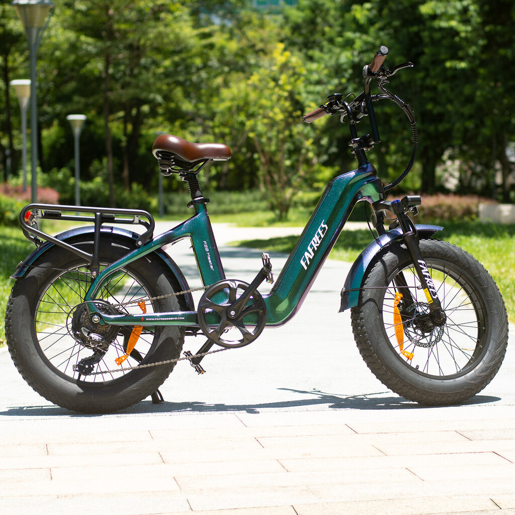 Elektriskais velosipēds Fafrees F20 Master, 20", pelēks, 500W, 22,5Ah cena un informācija | Elektrovelosipēdi | 220.lv