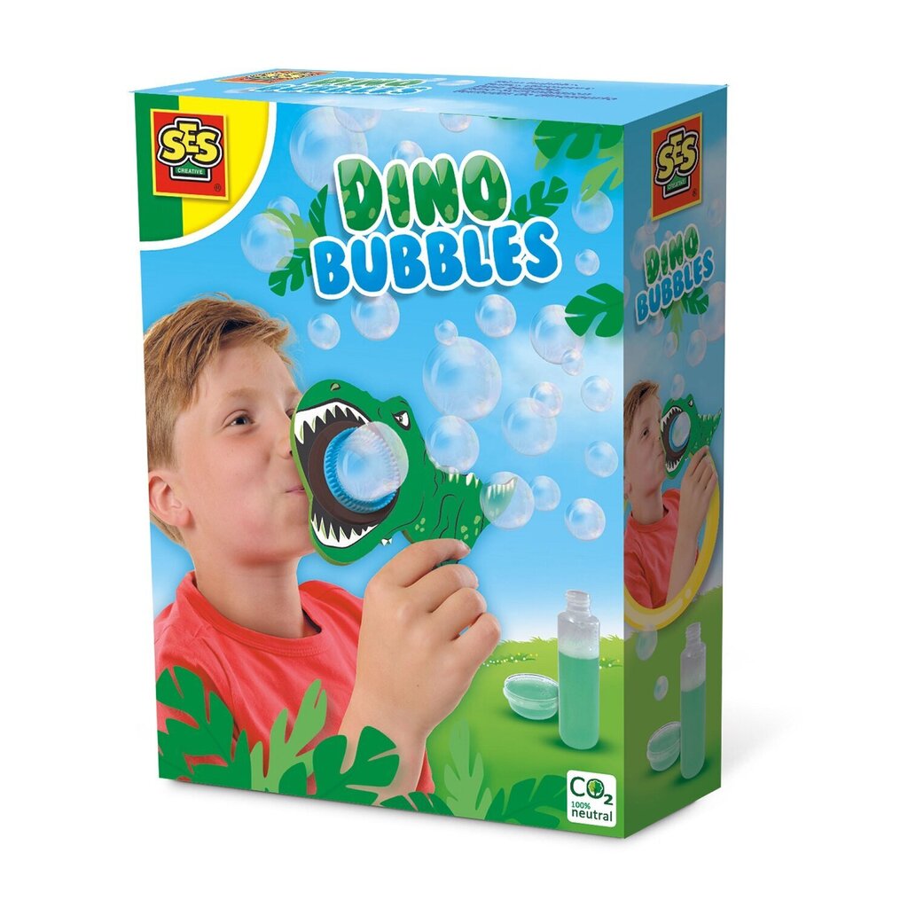 Ziepju burbuļi SES Creative Dino Bubbles 02277 22778 цена и информация | Ūdens, smilšu un pludmales rotaļlietas | 220.lv