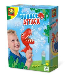 Ziepju burbuļi SES Creative Dinosaur Bubble Attack 02250 22501 cena un informācija | Ūdens, smilšu un pludmales rotaļlietas | 220.lv