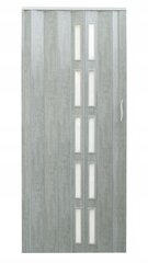 Salokāmās durvis - 005S Beton MAT, 80 cm, pelēkas krāsas cena un informācija | Iekšdurvis | 220.lv
