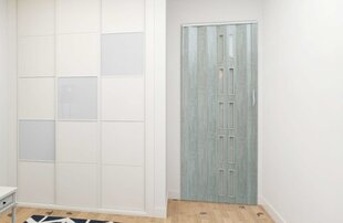 Salokāmās durvis - 005S Beton MAT, 80 cm, pelēkas krāsas cena un informācija | Iekšdurvis | 220.lv