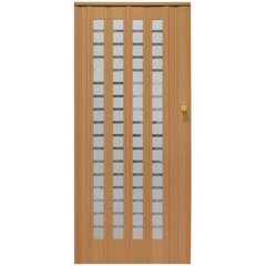 Складная дверь, 86 см, коричневый цена и информация | Внутренние двери | 220.lv
