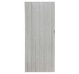 Складная дверь, 004 07, серый дуб, 80 см цена и информация | Внутренние двери | 220.lv