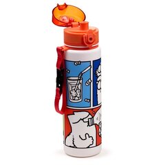 Simon's Cat 2024 Pop Top небьющаяся бутылка 600 мл цена и информация | Бутылки для воды | 220.lv